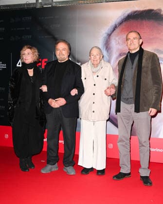 43 Turin Film Festival 2025, Day 4 - Photocall Vanessa Redgrave Star of the Mole In the photo: Vanessa Redgrave, Franco Nero, Carlo Gabriel Nero  Copyright: xManuelexMangiarottix xipa-agency.netx xDxAvanzo Mangiarottix IPA_Agency_IPA68362019