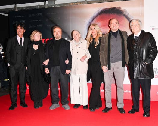 43 Turin Film Festival 2025, Day 4 - Photocall Vanessa Redgrave Star of the Mole In the photo: Vanessa Redgrave, Carlo Gabriel Nero, Giulio Base, Franco Nero, Tiziana Rocca  Copyright: xManuelexMangiarottix xipa-agency.netx xDxAvanzo Mangiarottix IPA_Agency_IPA68362022