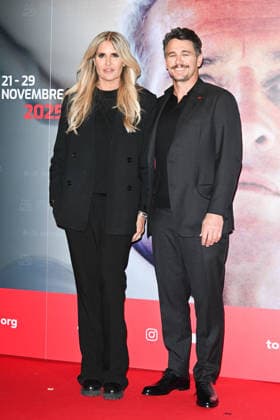 43rd Turin Film Festival 2025, Day 4 - Photocall 127 Hours Pictured: James Franco, Tiziana Rocca  Copyright: xManuelexMangiarottix xipa-agency.netx xDxAvanzo Mangiarottix IPA_Agency_IPA68362884