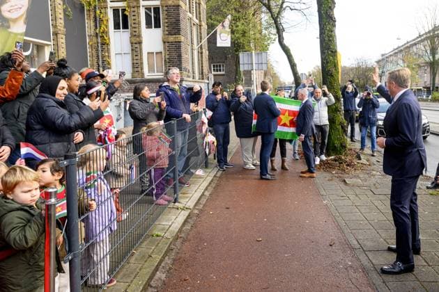 Amsterdam, The Netherlands, 2025-11-25 13:31:47 AMSTERDAM, 25-11-2025, Suriname Museum. King Willem-Alexander opens the Suriname Museum in Amsterdam on the 50th anniversary of the Republic of Suriname. The Suriname Museum is an initiative of the Our Suriname Association, which aims to bring together knowledge about Suriname s history, society, and culture in a central location. PHOTO: NLBeeld Patrick van Emst Credit: NL Beeld Patrick van Emst  Copyright: xx x