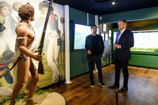 Amsterdam, The Netherlands, 2025-11-25 14:06:03 AMSTERDAM, 25-11-2025, Suriname Museum. King Willem-Alexander opens the Suriname Museum in Amsterdam on the 50th anniversary of the Republic of Suriname. The Suriname Museum is an initiative of the Our Suriname Association, which aims to bring together knowledge about Suriname s history, society, and culture in a central location. PHOTO: NLBeeld Patrick van Emst Credit: NL Beeld Patrick van Emst  Copyright: xx x
