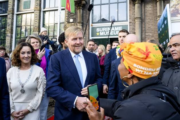 Amsterdam, The Netherlands, 2025-11-25 14:59:26 AMSTERDAM, 25-11-2025, Suriname Museum. King Willem-Alexander opens the Suriname Museum in Amsterdam on the 50th anniversary of the Republic of Suriname. The Suriname Museum is an initiative of the Our Suriname Association, which aims to bring together knowledge about Suriname s history, society, and culture in a central location. PHOTO: NLBeeld Patrick van Emst Credit: NL Beeld Patrick van Emst  Copyright: xx x
