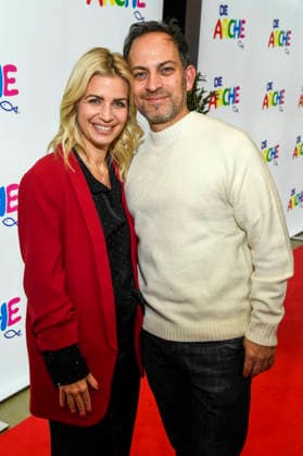 ABB Susan Sideropoulos and her husband Jakob Shtizberg as guests at the celebration of 30 years of Die Arche on 25 11 2025 in Berlin The association Die Arche Christliches Kinder und Jugendwerk e V the association was founded in 1995 in Berlin Hellersdorf, which is committed to combating child poverty in Germany Berlin Germany