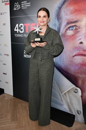 43rd Turin Film Festival 2025, Day 4 - Award ceremony for the Star of the Mole to Juliette Binoche In the photo: Juliette Binoche  Copyright: xManuelexMangiarottix xipa-agency.netx xDxAvanzo Mangiarottix IPA_Agency_IPA68371141