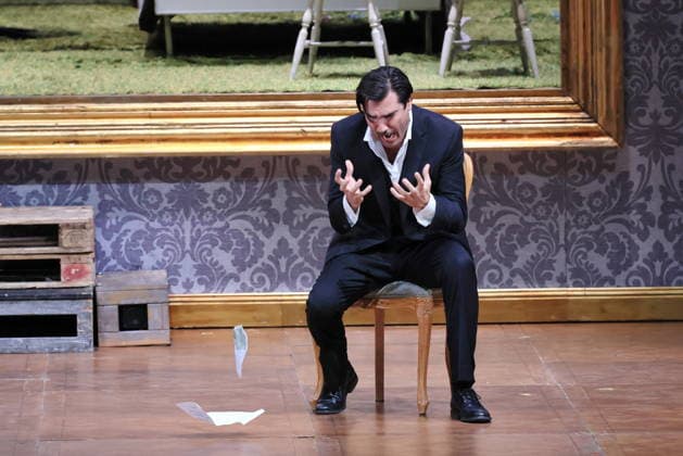 25 11 2025, Fedora, Jonathan Tetelman as Count Loris Ipanov, Deutsche Oper Berlin, Berlin, premiere on 27 11 2025, directed by Christof Loy, Berlin Germany, Germany
