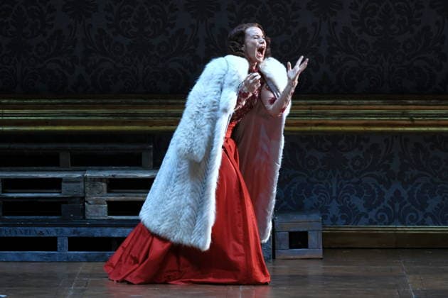 25 11 2025, Fedora, Vida Miknevi i t as Princess Fedora Romazov, Deutsche Oper Berlin, Berlin, premiere on 27 11 2025, directed by Christof Loy, Berlin Germany, Germany