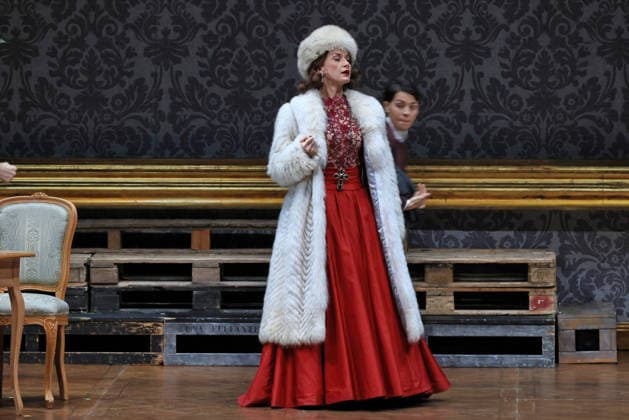 25 11 2025, Fedora, Vida Miknevi i t as Princess Fedora Romazov, Deutsche Oper Berlin, Berlin, premiere on 27 11 2025, directed by Christof Loy, Berlin Germany, Germany