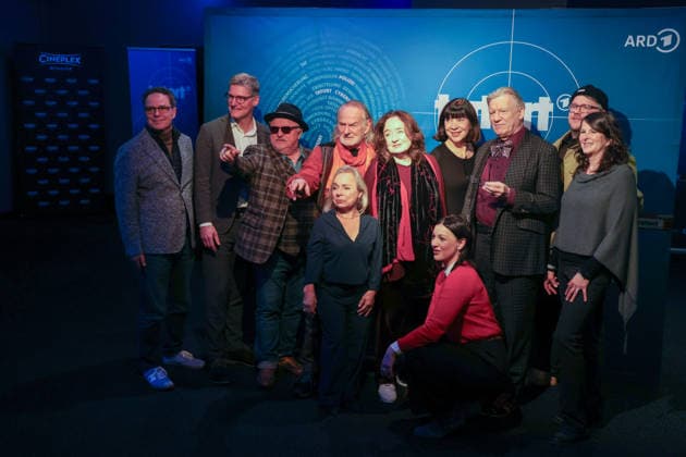 Premiere Münster Tatort Press event for the premiere of the new Münster Tatort Die Erfindung des Rades The broadcast is on December 7 on Ersten and the ARD Mediathek with Axel Prahl, as Frank Thiel and Mechthild Großmann, as Wilhelmine Klemm, Claus D Clausnitzer, as Herbert Vaddern Thiel, Björn Meye