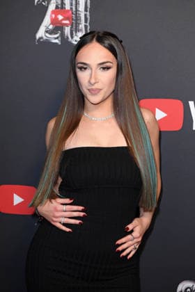 Florentina on the red carpet at the YOUTUBE MUSIC AWARD DINNER at Grill Royal in Berlin on 25 11 2025
