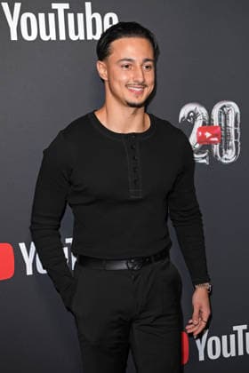 Milano Milane Baybah on the red carpet at the YOUTUBE MUSIC AWARD DINNER at Grill Royal in Berlin on 25 11 2025