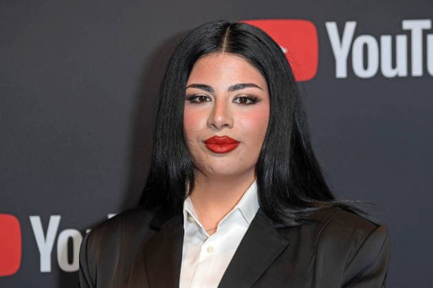 Lune on the red carpet at the YOUTUBE MUSIC AWARD DINNER at Grill Royal in Berlin on 25 11 2025