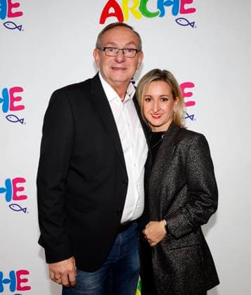 Bernd Siggelkow, Linda Siggelkow Lehmann at the celebration of 30 years of Die Arche in Berlin