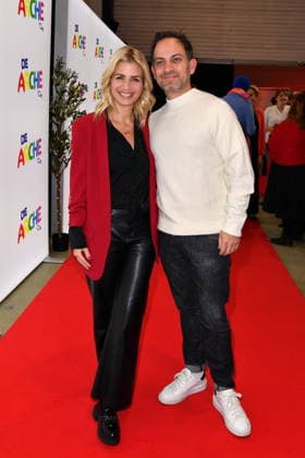 Anniversary celebration 30 years of Die ARCHE Susan Sideropoulos with husband Jakob Shtizberg at the anniversary celebration 30 years of Die ARCHE in Berlin 25 11 2025 Copyright: xEventpressxBerndtx