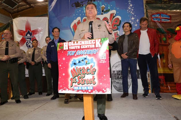 25 November 2025 - Los Angeles, California - Sheriff Robert G. Luna. 44th Annual Miracle on 1st Street Turkey Giveaway! held at The Hollenbeck Youth Center. Photo Copyright: xAdMediax MediaPunchx