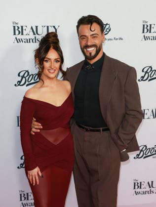 November 24, 2025, London, United Kingdom: Leigh Harris and Davide Anica attend The Beauty Awards 2025 in London. London United Kingdom - ZUMAs197 20251124_aaa_s197_448 Copyright: xBrettxCovex