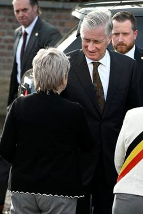 The King Visits Alzheimer Cafe JUPRELLE, BELGIUM - NOVEMBER 26 : King Philippe participates in a session of the Alzheimer Café in Juprelle, a ViADem municipality (dementia-friendly city or municipality). The Alzheimer Café is a meeting place where people with Alzheimer s disease, their loved ones, carers, healthcare providers and other interested parties can meet in a warm and informal atmosphere. Over snacks and drinks, they talk about daily life with the disease and work to break down taboos. It is not a medical consultation or therapy, but a place where people can get information, share experiences, find support and reduce loneliness. The meetings are organised by De Ligue Nationale Alzheimer Liga ASBL vzw Vog, chaired by Baroness Hen Copyright: xBertxVanxDenxBrouckex