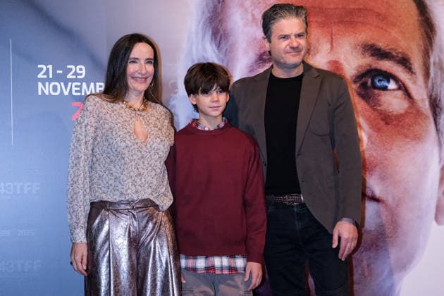 43rd Torino Film Festival 2025 - Day 6 in Italy - 26 Nov 2025 Emanuela Rossi, a guest and Edoardo Pesce attend the 43rd Torino Film Festival. Turin Italy Copyright: xDavidexDixLallax xSOPAxImagesx DDILALLA-9996