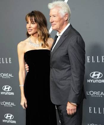 Richard Gere and Alejandra Silva at photocall for Elle x Future and Elle Eco awards in Madrid on Wednesday, 26 November 2025 Cordon Press 