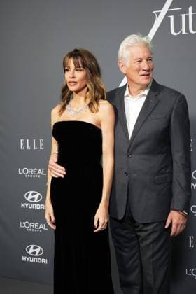 Richard Gere and Alejandra Silva at photocall for Elle x Future and Elle Eco awards in Madrid on Wednesday, 26 November 2025 Cordon Press 