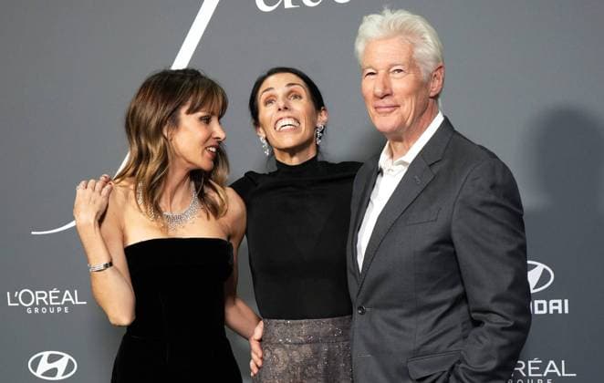 Richard Gere and Alejandra Silva at photocall for Elle x Future and Elle Eco awards in Madrid on Wednesday, 26 November 2025 Cordon Press 