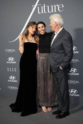 Richard Gere and Alejandra Silva at photocall for Elle x Future and Elle Eco awards in Madrid on Wednesday, 26 November 2025 Cordon Press 