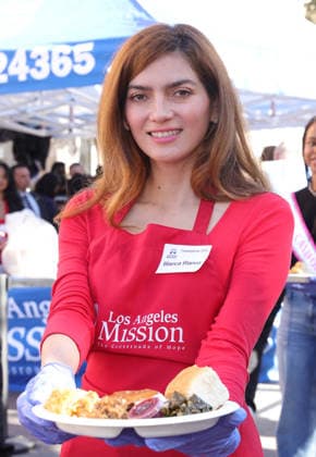 26 November 2025 - Los Angeles, California - Blanca Blanco,. 2025 Thanks & Giving On Skid Row held at Los Angeles Mission. Los Angeles USA - ZUMAa123 20251126_zaa_a123_020 Copyright: xADx
