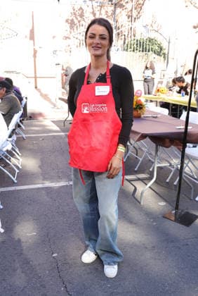 26 November 2025 - Los Angeles, California - Golnesa Gharachedaghi,. 2025 Thanks & Giving On Skid Row held at Los Angeles Mission. Photo Copyright: xAdMediax