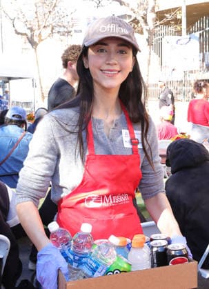 26 November 2025 - Los Angeles, California - Cailey Cowan. 2025 Thanks & Giving On Skid Row held at Los Angeles Mission. Photo Copyright: xAdMediax