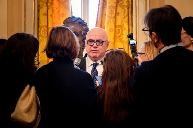 Premiere At La Scala -Lady Macbeth Of The Mtsensk District- Press Conference La Scala Theatre - Milan, Italy Fortunato Ortombina Premiere At La Scala -Lady Macbeth Of The Mtsensk District- Press Conference La Scala Theatre - Milan, Italy 26th November 2025  Copyright: xALFONSOxCATALANO SGPITALIAx