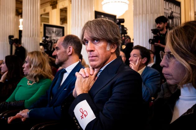 Premiere At La Scala -Lady Macbeth Of The Mtsensk District- Press Conference La Scala Theatre - Milan, Italy Davide Oldani;Francesca Capurro Premiere At La Scala -Lady Macbeth Of The Mtsensk District- Press Conference La Scala Theatre - Milan, Italy 26th November 2025  Copyright: xSGPx