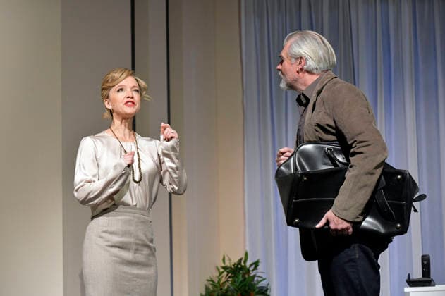 Johanna Klante and Daniel Morgenroth at the photo rehearsal for the play Der Neurosen Kavalier at the Schlosspark Theater Berlin, 26 11 2025 Foto:xM.xBehrensx xFuturexImagex neurosenkavalier_5136