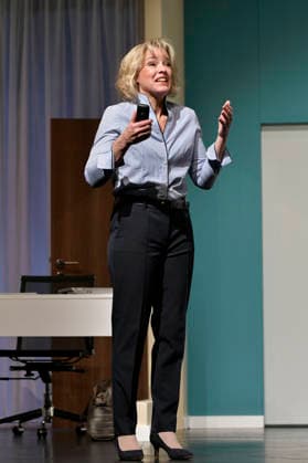 Susanne Eisenkolb at the photo rehearsal for the play Der Neurosen Kavalier at the Schlosspark Theater Berlin, 26 11 2025 Foto:xM.xBehrensx xFuturexImagex neurosenkavalier_5147