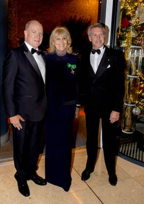 26-11-2025 Monaco Prince Emanuele Filiberto, Duke of Savoy, and Prince Albert of Monaco during a gala for the Princess Grace hospital of Monaco. at the Yacht Club de Monaco. The proceeds of the evening will be donated to Oeuvre de Soeur Marie Association of Monaco for the purchase of medical equipment for the Princess Grace hospital of Monaco. Â  Copyright: xPPEx