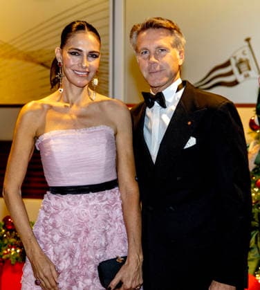 26-11-2025 Monaco Prince Emanuele Filiberto, Duke of Savoy, with Adriana Abascal during a gala for the Princess Grace hospital of Monaco. at the Yacht Club de Monaco. The proceeds of the evening will be donated to Oeuvre de Soeur Marie Association of Monaco for the purchase of medical equipment for the Princess Grace hospital of Monaco. Â  Copyright: xPPEx