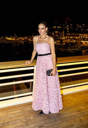 26-11-2025 Monaco Adriana Abascal during a gala for the Princess Grace hospital of Monaco. at the Yacht Club de Monaco. The proceeds of the evening will be donated to Oeuvre de Soeur Marie Association of Monaco for the purchase of medical equipment for the Princess Grace hospital of Monaco. Â  Copyright: xPPEx