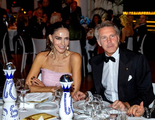 26-11-2025 Monaco Prince Emanuele Filiberto, Duke of Savoy, with Adriana Abascal during a gala for the Princess Grace hospital of Monaco. at the Yacht Club de Monaco. The proceeds of the evening will be donated to Oeuvre de Soeur Marie Association of Monaco for the purchase of medical equipment for the Princess Grace hospital of Monaco. Â  Copyright: xPPEx