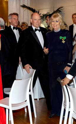 26-11-2025 Monaco Prince Emanuele Filiberto, Duke of Savoy, and Prince Albert of Monaco during a gala for the Princess Grace hospital of Monaco. at the Yacht Club de Monaco. The proceeds of the evening will be donated to Oeuvre de Soeur Marie Association of Monaco for the purchase of medical equipment for the Princess Grace hospital of Monaco. Â  Copyright: xPPEx