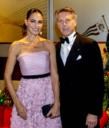 26-11-2025 Monaco Prince Emanuele Filiberto, Duke of Savoy, with Adriana Abascal during a gala for the Princess Grace hospital of Monaco. at the Yacht Club de Monaco. The proceeds of the evening will be donated to Oeuvre de Soeur Marie Association of Monaco for the purchase of medical equipment for the Princess Grace hospital of Monaco. Â  Copyright: xPPEx