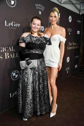 Berlin abb Liselott Marie Linsenhoff and Lena Gercke as guests at the Magical Christmas Ball by LeGer by Lena Gercke at Claerchens Ballhaus Berlin on 26 11 2025 Berlin Germany