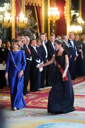 Spanish King Felipe VI and Queen Letizia with Frank Walter Steinmeier and Elke Budenbender during a gala dinner at RoyalPalace due to the official trip of Germany Republic President to Spain in Madrid on Wednesday, 26 November 2025. Cordon Press