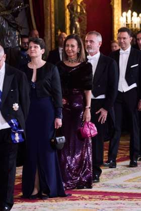 Spanish King Felipe VI and Queen Letizia with Frank Walter Steinmeier and Elke Budenbender during a gala dinner at RoyalPalace due to the official trip of Germany Republic President to Spain in Madrid on Wednesday, 26 November 2025. Cordon Press