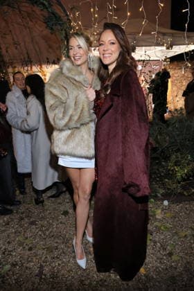 26 11 2025, Lena Gercke and Jasmin Wagner as guests at the Magical Christmas Ball by LeGer by Lena Gercke, Clärchens Ballhaus, Berlin, Berlin