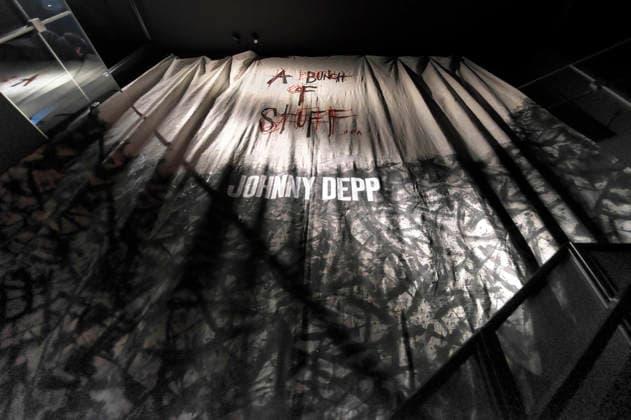 Artworks by Johnny Depp in the exhibition A Bunch of Stuff Tokyo at NEWoMan Takanawa Tokyo, 27 11 2025 Foto:xK.xNarax xFuturexImagex depp_5107