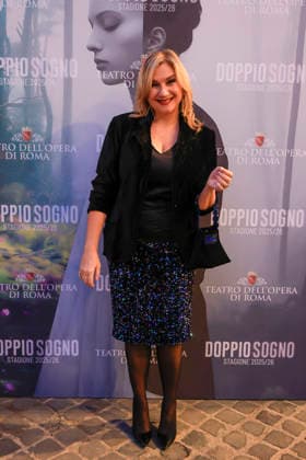 November 27, 2025, Rome, Rome, ITALIA: The Teatro dell Opera season opens with the premiere of Lohengrin. Pictured: Serena Bortone Rome, Italy 27 November 2025 Rome ITALIA  - ZUMAa289 20251127_zia_a289_076 Copyright: xRichardxDexLucax