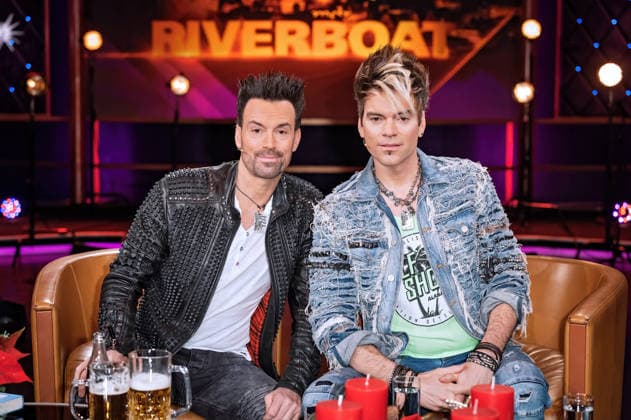 MDR Riverboat Magician Ehrlich Brothers on the occasion of the recording of the MDR talk show Riverboat on 27 11 2025 in the Mediacity Leipzig 20251127SFL0042