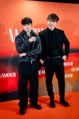 Glamour Women of the year 2025, Madrid, Spain - 12 Nov 2025 Alvarito Barras and Apolo Rivera attend to Glamour Women of the year 2025 on Madrid at Teatro Barcelo on 12 November, 2025 in Madrid, Spain. (Credit: Miguel Escavias Alfa Images) Madrid Teatro Barcelo Madrid Spain Copyright: x x2025xMiguelxEscavias AlfaxImagesx