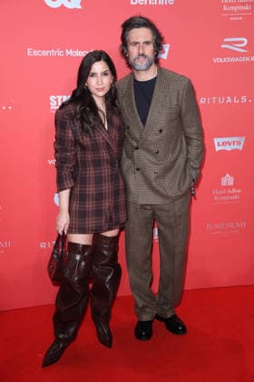 Chryssanthi Kavazi with husband Tom Beck GQ MEN OF THE YEAR AWARDS 2025 at the Metropol in Berlin on 27 11 2025