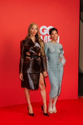 Award 27 GQ Men of the Year Award 2025 Munroe Bergdorf and Indya Moore at the 27 GQ Men of the Year Award at the Metropol on 27 11 2025 inBerlin Copyright: xEventpressxKochanx