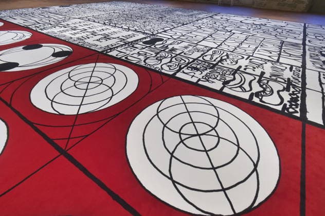 Matt Mullican s largest work, exhibited at the Palazzo della Ragione in Bergamo Alta, is a symbolic system composed of signs, diagrams, pictograms, and symbols.  Copyright: xLucaxPontix xipa-agency.netx xLucaxPonti Ipaxagencyx IPA_Agency_IPA68468041