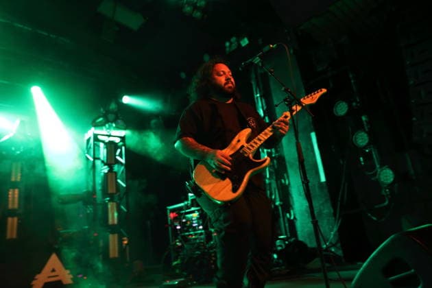 Josh Thomas from the band Thousand Below at a concert as support for Adept at Astra Kulturhaus in Berlin, November 27, 2025 Thousand Below concert Berlin